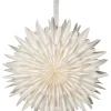 STAR Trading Lichterketten & Deko-Leuchten<Papierstern "Winter" in Weiß - Ø 60 cm