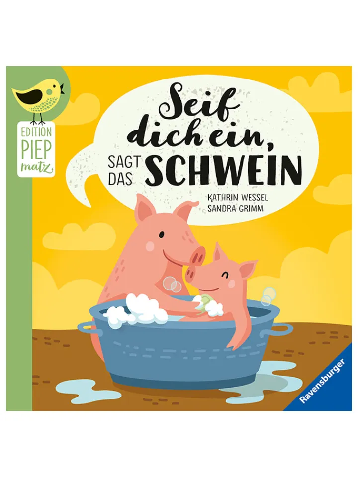 Ravensburger Bücher<Pappbilderbuch "Seif dich ein, sagt das Schwein"