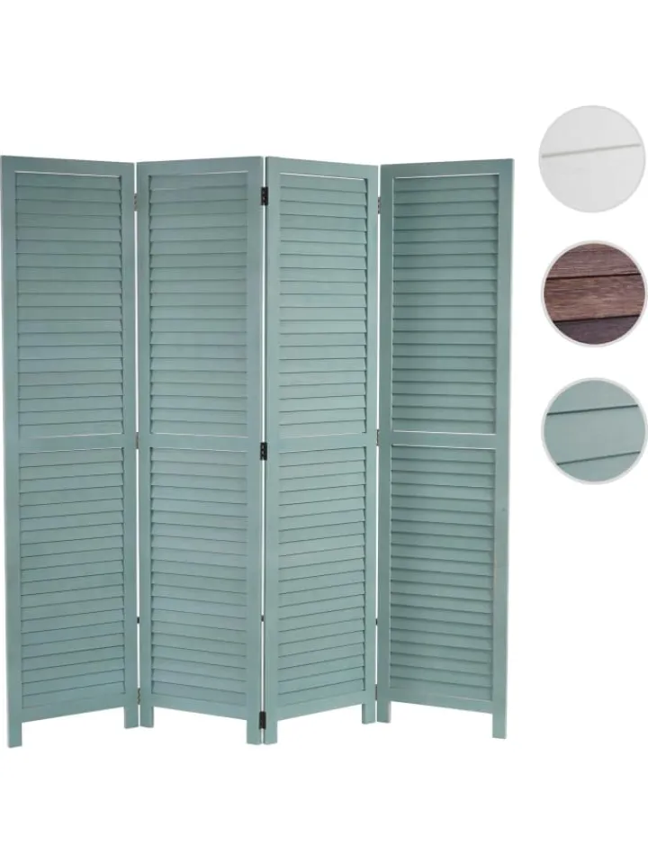 MCW Paravents<Paravant C30 im Shabby-Look, Grün