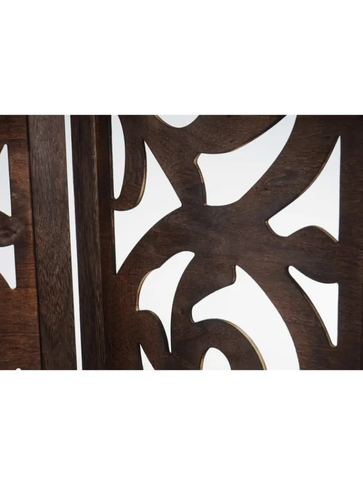 MCW Paravents<Paravant Izmir mit Ornamente, 170x161x2cm, braun