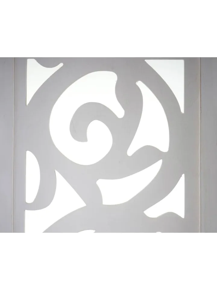 MCW Paravents<Paravant Izmir mit Ornamente, 170x241x2cm, weiß