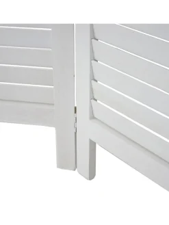 MCW Paravents<Paravent A84 mit Ornamente, Weiß