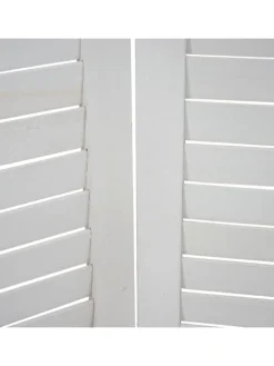 MCW Paravents<Paravent A84 mit Ornamente, Weiß