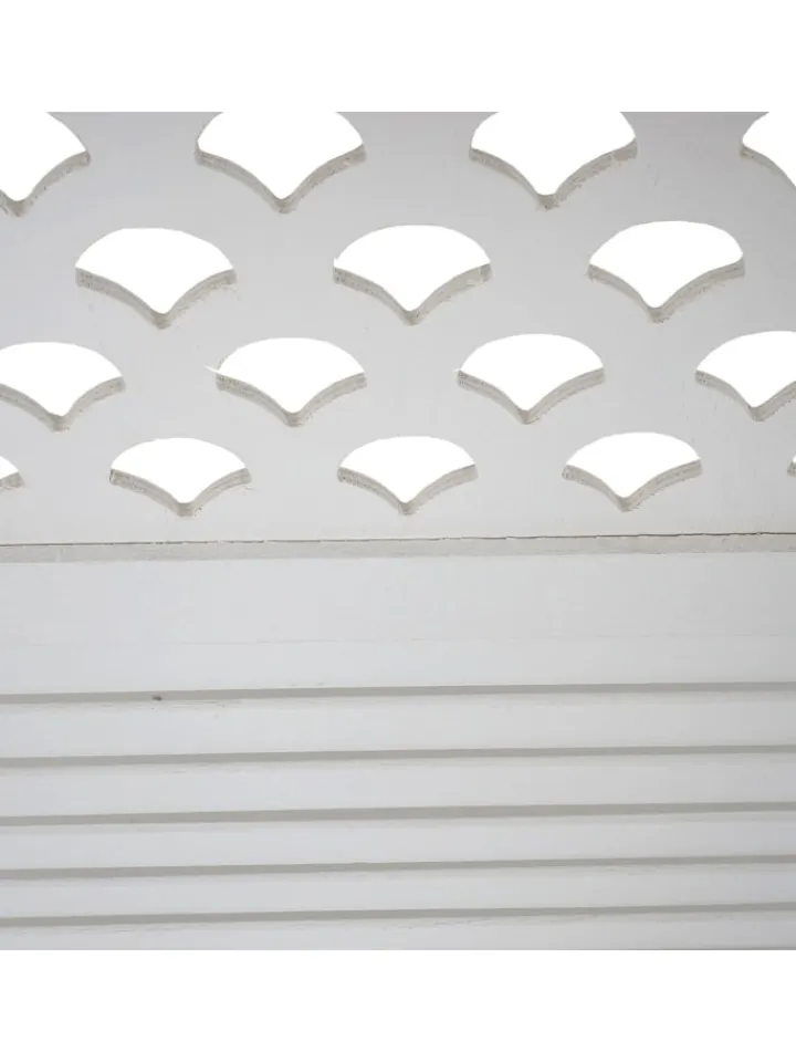 MCW Paravents<Paravent A84 mit Ornamente, Weiß