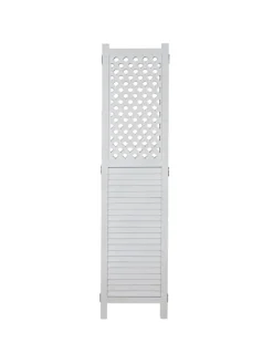 MCW Paravents<Paravent A84 mit Ornamente, Weiß