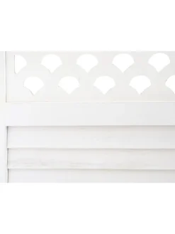 MCW Paravents<Paravent A84 mit Ornamente, Weiß