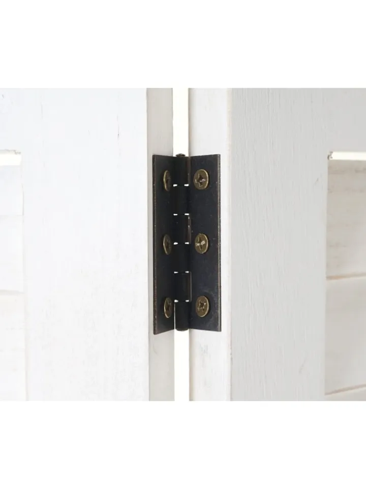 MCW Paravents<Paravent A84 mit Ornamente, Weiß