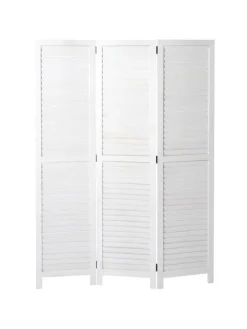 MCW Paravents<Paravent C30 im Shabby-Look, Weiß