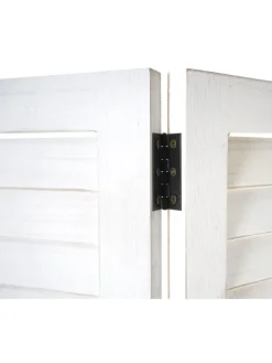 MCW Paravents<Paravent C30 im Shabby-Look, Weiß