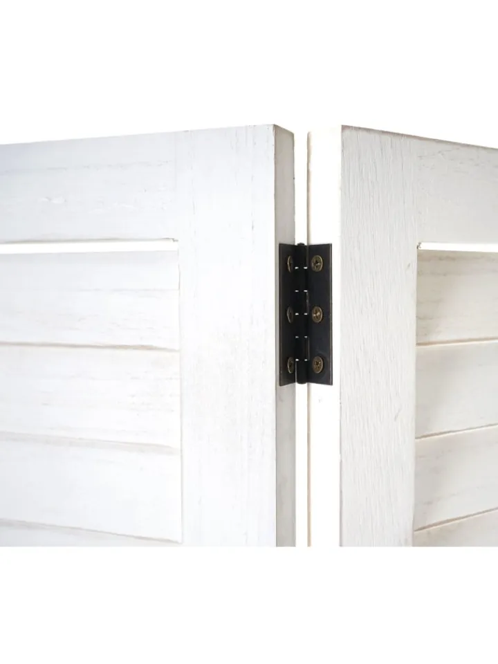 MCW Paravents<Paravent C30 im Shabby-Look, Weiß