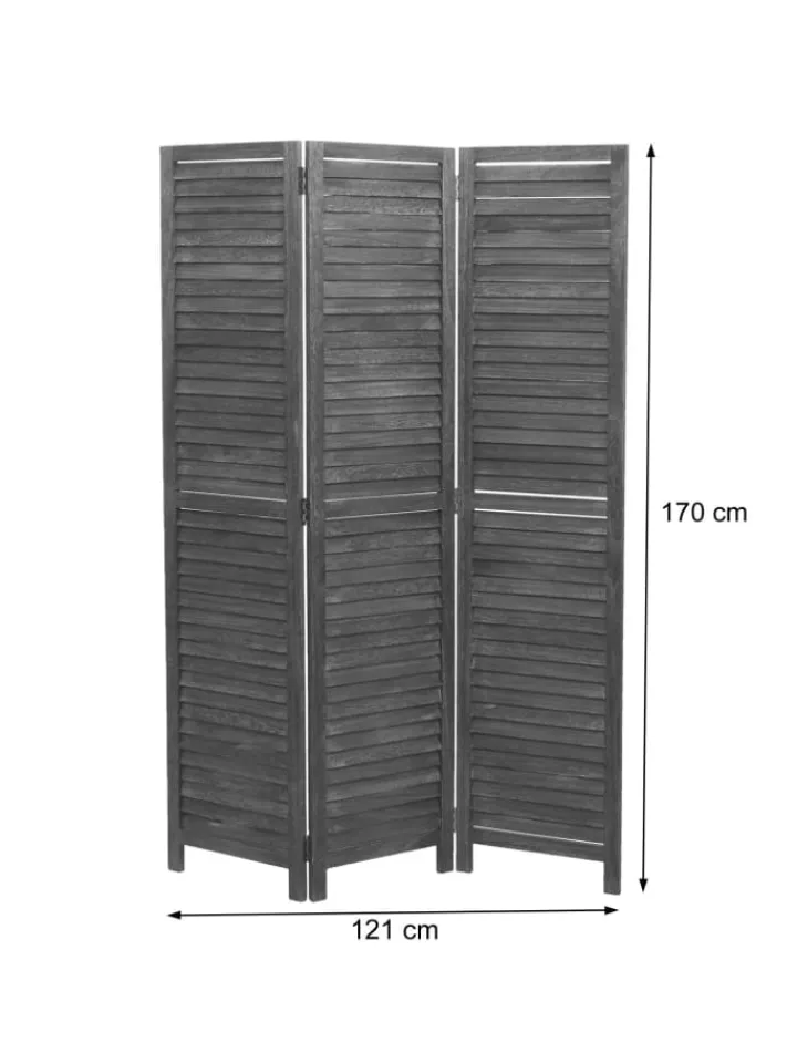MCW Paravents<Paravent C30 im Shabby-Look, Weiß