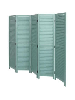 MCW Paravents<Paravent C30 im Shabby-Look, Grün