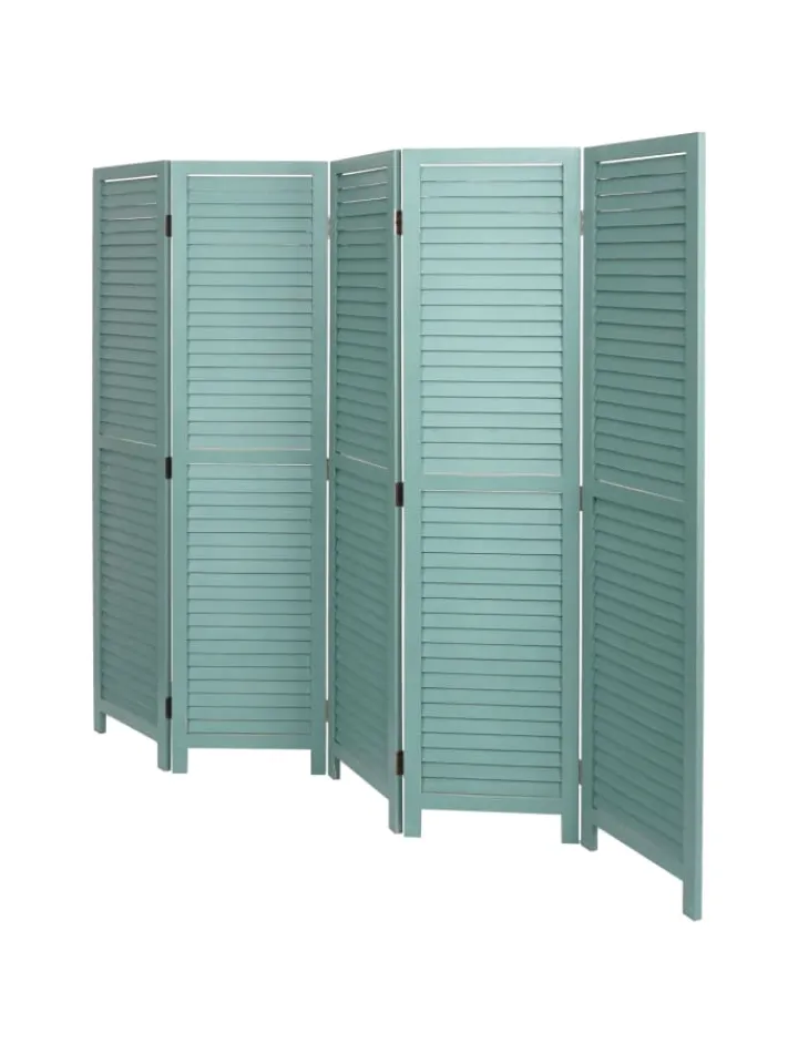 MCW Paravents<Paravent C30 im Shabby-Look, Grün