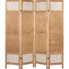 Beliani Paravents<Paravent CERTOSA in Braun - (W) 163 x (H) 170 x (L) 2 cm