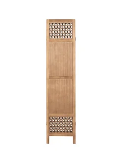 Beliani Paravents<Paravent CERTOSA in Braun - (W) 163 x (H) 170 x (L) 2 cm