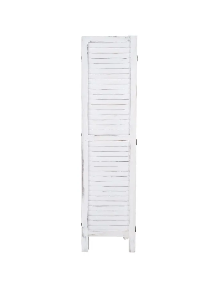 MCW Paravents<Paravent G30 im Shabby-Look, Weiß
