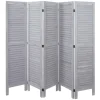 MCW Paravents<Paravent G30 im Shabby-Look, Grau
