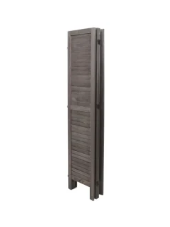 MCW Paravents<Paravent G30 im Shabby-Look, Grau-braun
