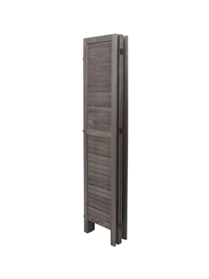 MCW Paravents<Paravent G30 im Shabby-Look, Grau-braun