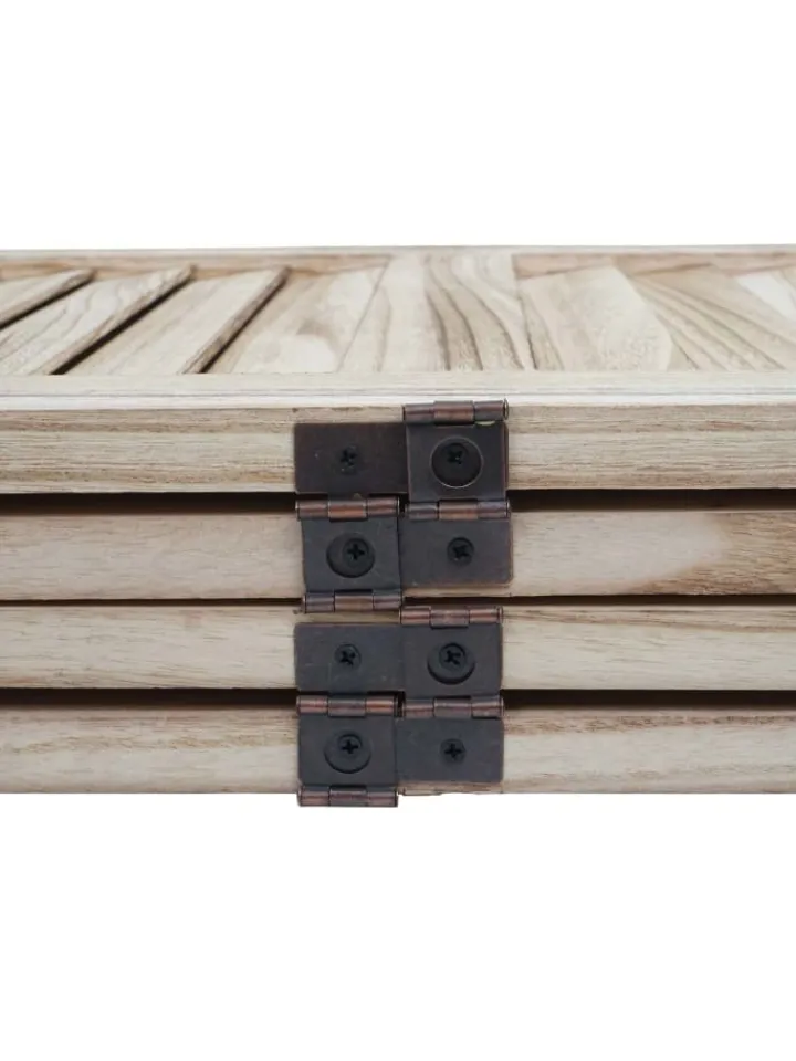 MCW Paravents<Paravent G30 im Shabby-Look, Hellbraun