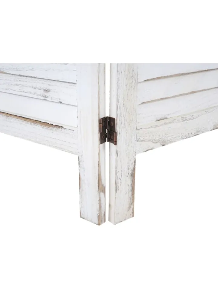MCW Paravents<Paravent G30 im Shabby-Look, Weiß