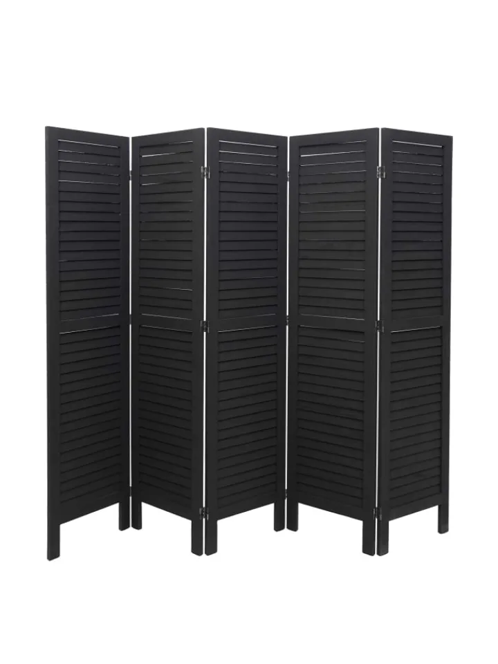 MCW Paravents<Paravent G30 im Shabby-Look, Anthrazit