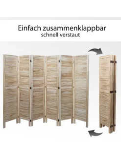 MCW Paravents<Paravent G30 im Shabby-Look, Anthrazit