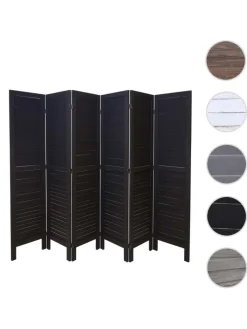 MCW Paravents<Paravent G30 im Shabby-Look, Anthrazit