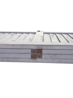 MCW Paravents<Paravent G30 im Shabby-Look, Grau