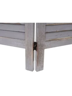 MCW Paravents<Paravent G30 im Shabby-Look, Grau