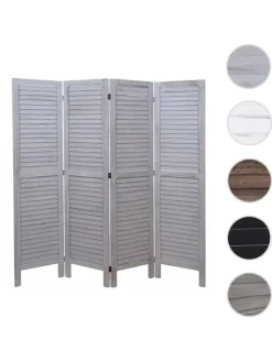 MCW Paravents<Paravent G30 im Shabby-Look, Grau