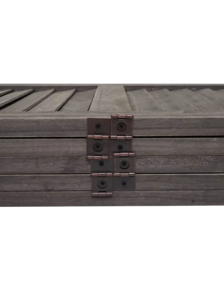 MCW Paravents<Paravent G30 im Shabby-Look, Grau-braun