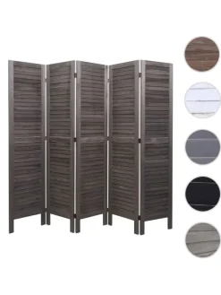 MCW Paravents<Paravent G30 im Shabby-Look, Grau-braun