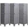 MCW Paravents<Paravent G30 im Shabby-Look, Grau
