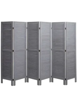 MCW Paravents<Paravent G30 im Shabby-Look, Grau