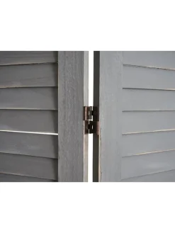 MCW Paravents<Paravent G30 im Shabby-Look, Grau