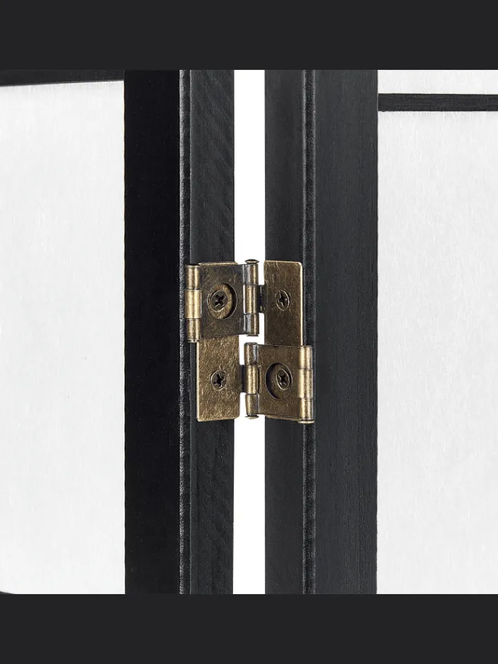 Beliani Paravents<Paravent GOMAGOI in Schwarz - (W) 120 x (H) 170 x (L) 2 cm