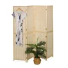 relaxdays Paravents<Paravent in Natur - (B)182 x (H)180 cm