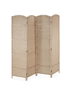 relaxdays Paravents<Paravent in Natur - (B)180 x (H)180cm