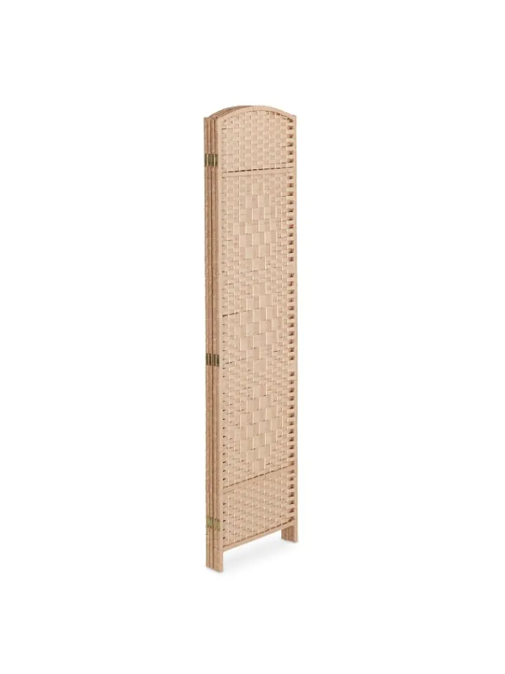relaxdays Paravents<Paravent in Natur - (B)180 x (H)180cm