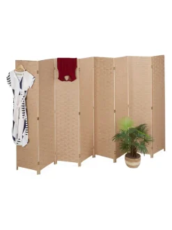 relaxdays Paravents<Paravent in Natur - (B)320 x (H)170cm