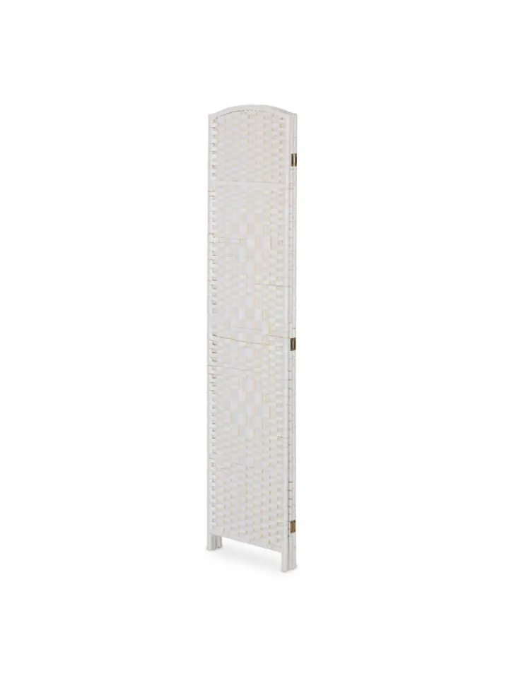 relaxdays Paravents<Paravent in Weiß - (B)120 x (H)170 cm