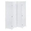 relaxdays Paravents<Paravent in Weiß - (B)180 x (H)180 cm