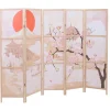 MCW Paravents<Paravent O70, Naturmotive 170x227cm, Kirschblüten