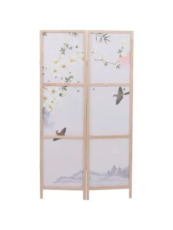 MCW Paravents<Paravent O70 Naturmotive 170x137cm, Flusslandschaft