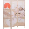 MCW Paravents<Paravent O70 Naturmotive 170x137cm, Kirschblüten