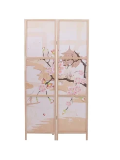 MCW Paravents<Paravent O70 Naturmotive 170x137cm, Kirschblüten