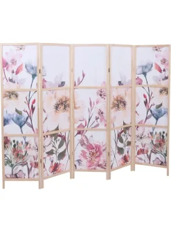 MCW Paravents<Paravent O70, Naturmotive 170x227cm, Blumen