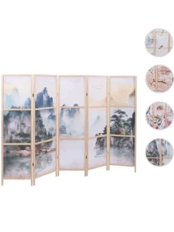 MCW Paravents<Paravent O70, Naturmotive 170x227cm, Berge