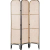 Beliani Paravents<Paravent POTENZA in /Braun/Schwarz - (W) 105 x (H) 180 x (L) 3 cm